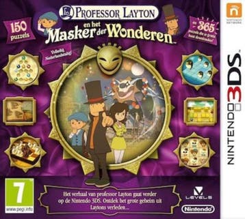 Professor Layton en het Masker der Wonderen (Buitenlands..., Games en Spelcomputers, Ophalen of Verzenden, Zo goed als nieuw