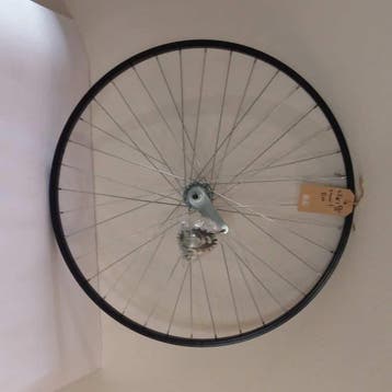 Achterwiel zwart 28x1 5/8, Fietsen en Brommers, Fietsonderdelen, Verzenden, Nieuw