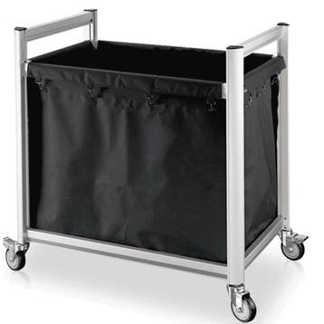 Linnenwagen | Aluminium/Polyester | Incl. Waszak | Wielen, Verzenden