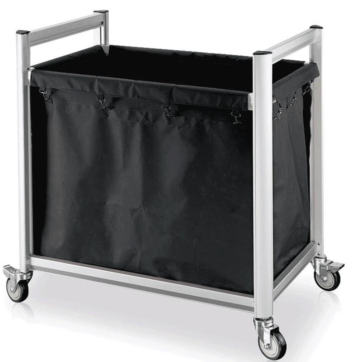 Linnenwagen | Aluminium/Polyester | Incl. Waszak | Wielen, Articles professionnels, Horeca | Équipement de cuisine, Envoi
