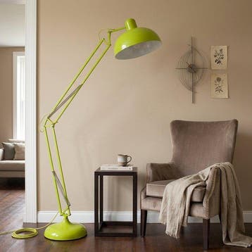 Staande lamp - Staal - 190 cm - Limoengroen