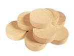 Set van 100 houten schijven (dia: 2.5 cm, dikte: 8 mm, schi, Verzenden, Nieuw