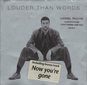 Lionel Richie - Louder Than Words (CD, 1996), Verzenden, Zo goed als nieuw