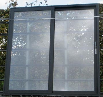 aluminium schuifdeur , schuifraam , pui 220 x 220, Ophalen of Verzenden, 150 tot 225 cm, 150 tot 225 cm, Inclusief glas