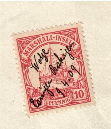 Duitse Koloniën - Marshall eilanden 1909 - Marshalleilanden