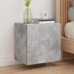 vidaXL Tv-wandmeubel 40,5x30x40 cm bewerkt hout betongrijs, Huis en Inrichting, Kasten |Televisiemeubels, Verzenden, Nieuw