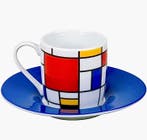 Kõnitz - De Stijl - Koffieservies voor 4 - Porselein -
