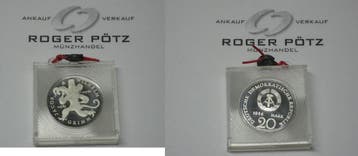 20 Mark 1986 Ddr Gebrueder Grimm polierte Platte original..., Verzenden