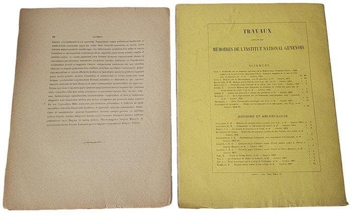 E.-H. Gaullieur; Jules Vey - Mémoire sur la composition des, Antiquités & Art, Antiquités | Livres & Manuscrits
