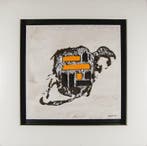 J. Grau Ribero (1964) - Large Materic Abstract Composition