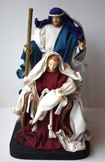 Kerstdecoratie - prachtige nativityscene met mooi
