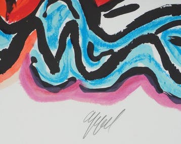 Karel Appel (1921-2006) - Portrait fauve