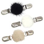 Fako Bijoux - Vestsluiting - Vestclip - Set 3 Stuks - Bontje, Verzenden