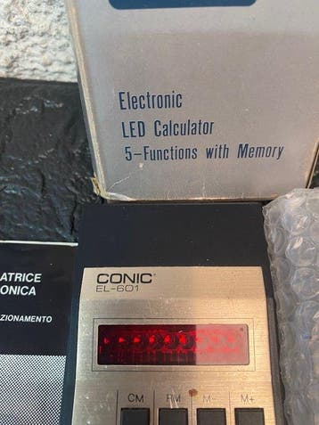Conic EL-601 - Rekenmachine - 1980-1990, Nieuw