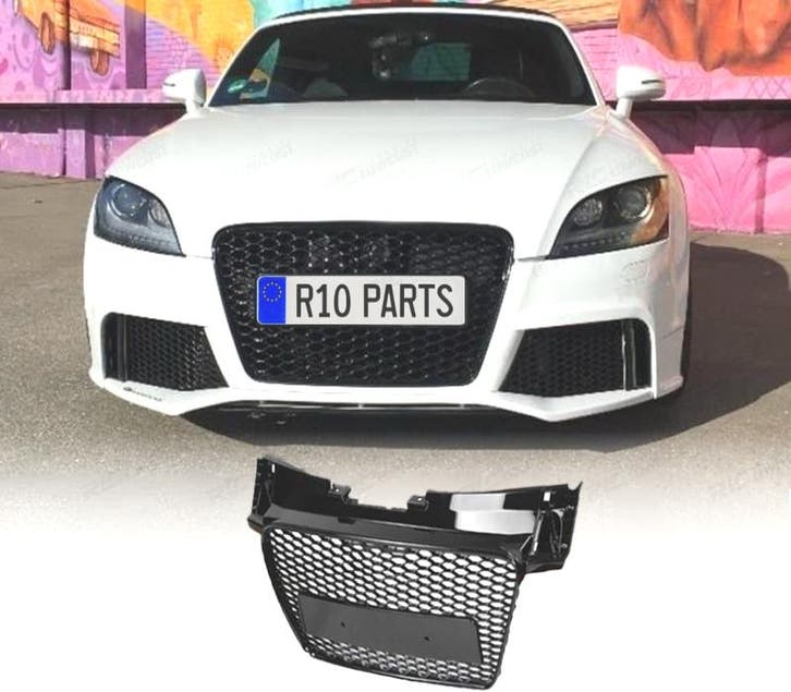 CALANDRE AUDI TT 8J 06-14 LOOK RS NOIR BRILLANT LOOK RS, Auto-onderdelen, Carrosserie, Verzenden