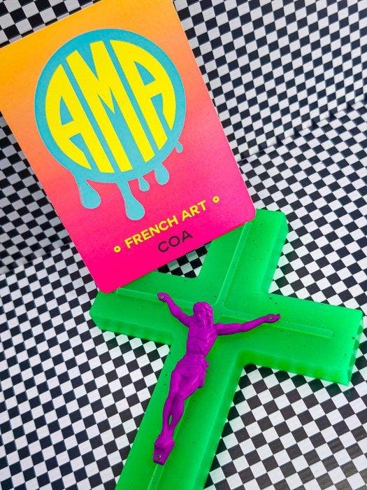 AMA • Pope (1985) - Neon Paradise, Antiek en Kunst, Kunst | Designobjecten