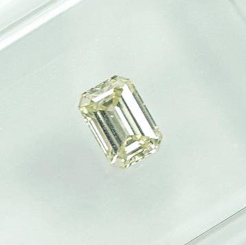 1 pcs Diamant (Couleur naturelle) - 0.40 ct - Émeraude -, Bijoux, Sacs & Beauté