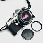 Pentax ME + SMC Pentax-M 50mm f/2 Analoge camera, Nieuw