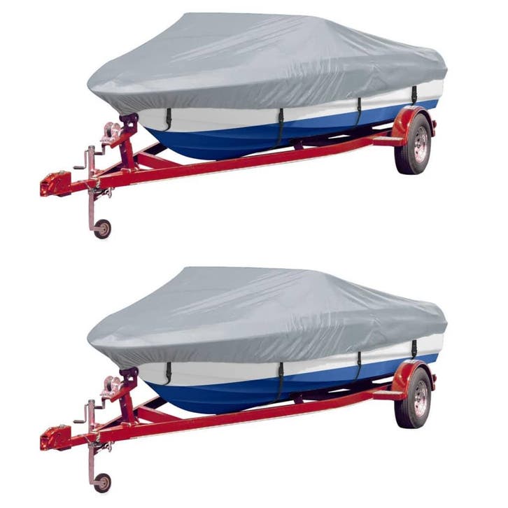 vidaXL Boothoezen 2 st 488-564x239 cm grijs, Watersport en Boten, Bootonderdelen, Nieuw, Verzenden