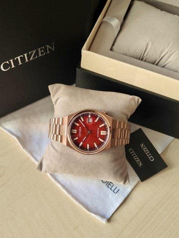 Citizen - Automatic Tsuyosa Red Burgundy and Gold - Zonder
