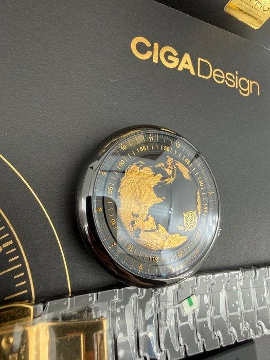 CIGA DESIGN - Blue Planet U Series 24K GILDING CERAMIC CASE, Handtassen en Accessoires, Horloges | Heren