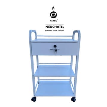 P Clinic Instrumententafel Neuchatel met 1 Lade + 2 Plateaus, Verzenden, Nieuw, Overige typen