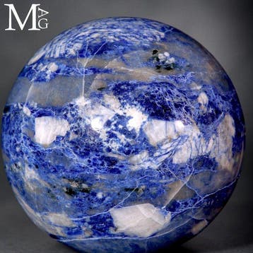 Natuurlijke sodalietbol Collectie en decoratieve bol in, Verzamelen
