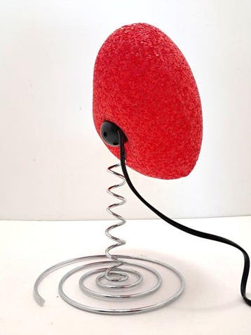 IKEA - Heart - Lampe de table - Chromé(e), Caoutchouc - Pop