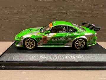 D1GP 1:43 - Modelauto - Drifting Keioffice Silvia S15 2003, Nieuw