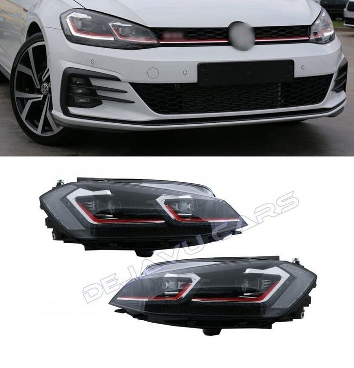 Facelift Look Volledig LED Matrix Koplampen met Start Up Ani, Autos : Divers, Tuning & Styling, Enlèvement ou Envoi