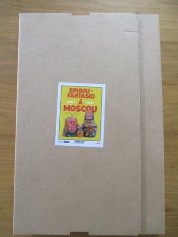 Spirou et Fantasio - Spirou à Moscou + ex-libris - C - 1, Boeken, Stripverhalen, Nieuw