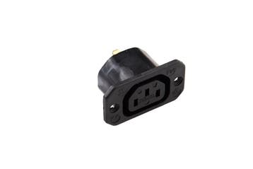 Prise MK C13 IEC Avec Bornier De Terre 10A 70C Noir - 796/SW, Verzenden