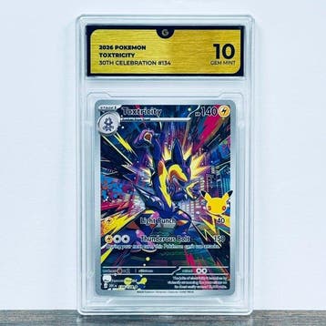 Pokémon Graded card - Toxtricity 134 - 30th Anniversary –