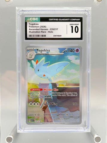 Pokémon Graded card - Togekiss - Ascended Heroes - 235/217 -