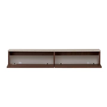Evila TV-meubel - Houtkleurig/Beige - Nieuw/Ongebruikt -, 100 tot 150 cm, Verzenden, Nieuw, Scandinavisch