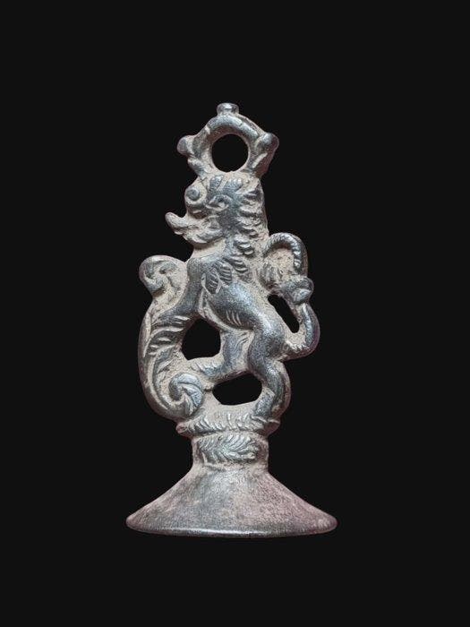 islamique-ottoman Argent Timbre rare Lion Islam (Sans prix, Antiquités & Art, Antiquités | Autres Antiquités