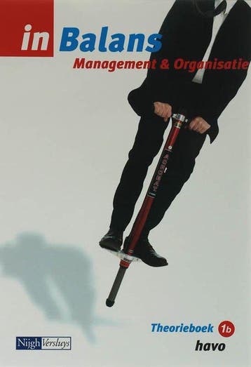 Management & Organisatie in Balans 1B Havo Theorieboek, Boeken, Verzenden, Nieuw