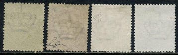 Italië 1879 - Umberto 5, 10, 20 en 25 centen. De, Gestempeld