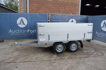 Veiling: Aanhangwagen BW Trailer 750kg 250x150x70cm Nieuw, Autos : Divers, Remorques, Ophalen