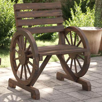 vidaXL Tuinstoelen 4 st massief vurenhout, Verzenden