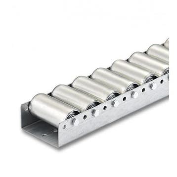 Pallet rollerbaan rail staal 150kg nieuw Asafstand 60mm, Ophalen of Verzenden