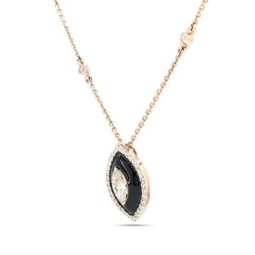 Collier - 14 carats Or rose - 0.97ct. tw. Diamant