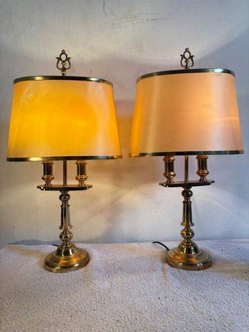 Tafellamp (2) - Messing - Empire Style Lamps