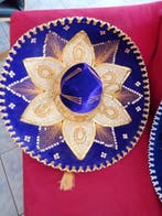 Hoofd ornament (3) - Spanje - Hoed met geborduurde, Antiek en Kunst