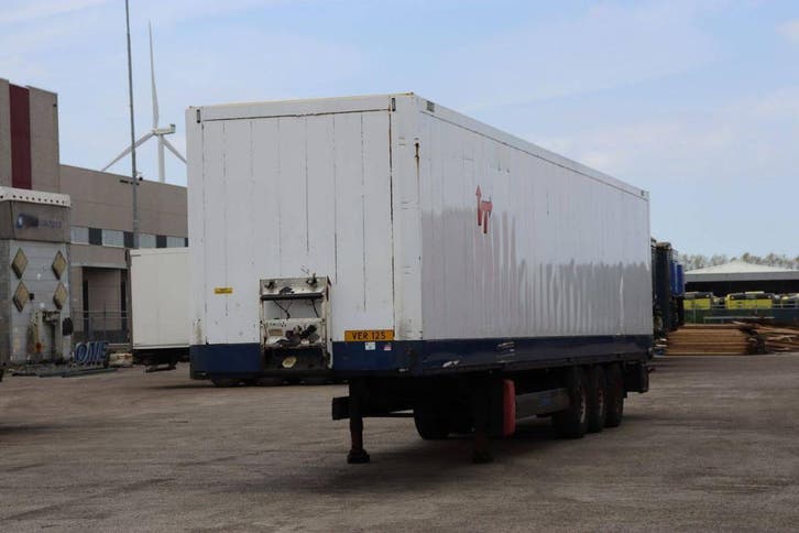 Veiling: Gesloten Oplegger Krone SD 36000kg 2011, Auto's, Vrachtwagens, Ophalen