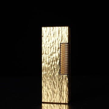 Dunill - Bark Pattern Rollagas Lighter - Aansteker - Verguld, Collections