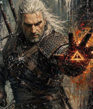 Alberto Ricardo (XXI) - Princesa Zelda & Geralt de Rivia: