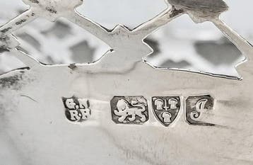 Pair of - Bonbon mand - .925 zilver