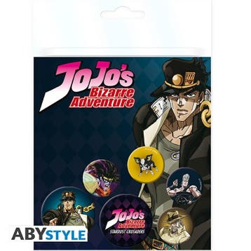 Jojos Bizarre Adventure Characters Badge Pack (6x), Ophalen of Verzenden