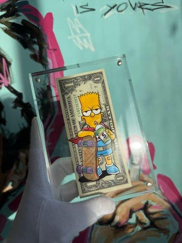 Alan Stefanov (1999) - Skate for Money 1 dollar bill - NO